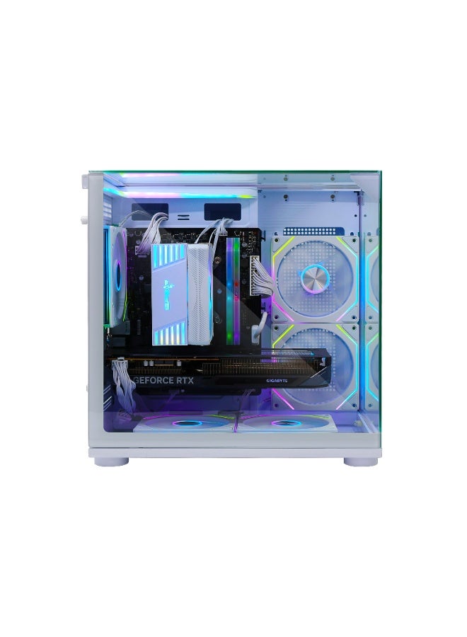 Spear Pc Gaming PC With Intel Core i5-14400F Processor/16GB RAM DDR5/1TB SSD/8GB Nvidia GeForce RTX 5060 Graphics/Windows 11 Pro/ White - Image 2