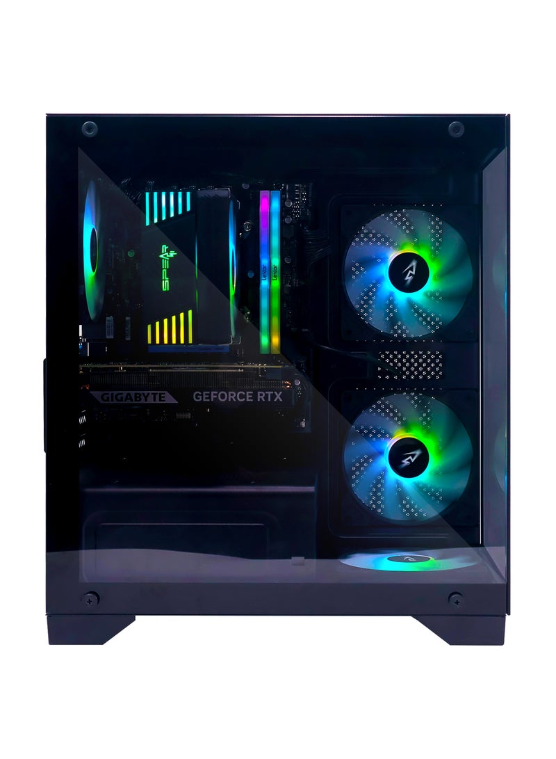 Spear Pc Gaming PC With Intel Core i5-14400F Processor/32GB RAM DDR5/1TB SSD/8GB Nvidia GeForce RTX 5050 Graphics/Windows 11 Pro/ Black - Image 2