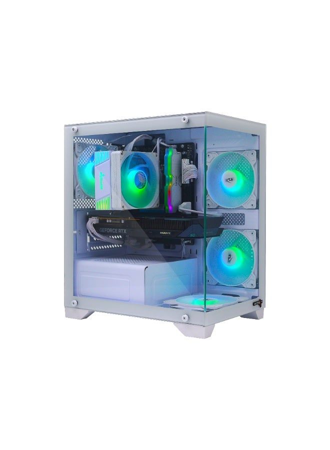 ٍسبير بي سي حاسوب ألعاب مع معالج إنتل كور i5-14400F/32 جيجابايت رام DDR5/1 تيرابايت SSD/8 جيجابايت Nvidia GeForce RTX 5060/ويندوز 11 برو - Image 1