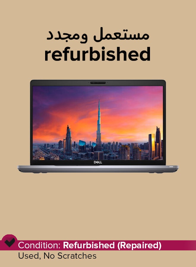 Refurbished - Precision 3551 Laptop With 15-Inch Full HD Display,Intel Core i7 Processor/Hexa Core/10th Gen/16GB RAM/512GB SSD/NVIDIA Quadro P620 Graphics/Windows 11 Pro English silver