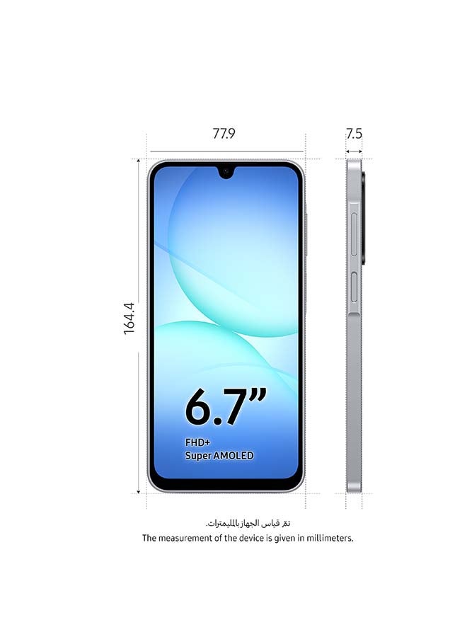 سامسونج جالاكسي A17 ثنائي الشريحة 5G رمادي 8GB 256GB - النسخة الدولية - Image 3