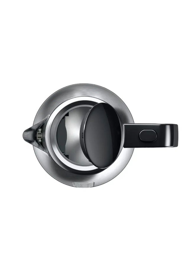 BRAUN 2200W PurShine Stainless Steel Kettle Silver and Black 1.7 L BRWK1500BK 1.7 L 2200 W BRWK1500BK Silver and Black - Image 3