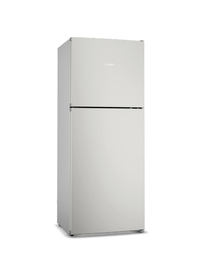 بوش ثلاجة قائمة بذاتها من السلسلة 2 مع فريزر في الأعلى فضي معدني 365 لتر JAHKDN43N120B - Image 1