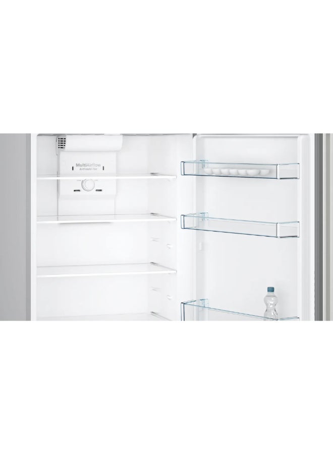 بوش ثلاجة قائمة بذاتها من السلسلة 2 مع فريزر في الأعلى فضي معدني 365 لتر JAHKDN43N120B - Image 3