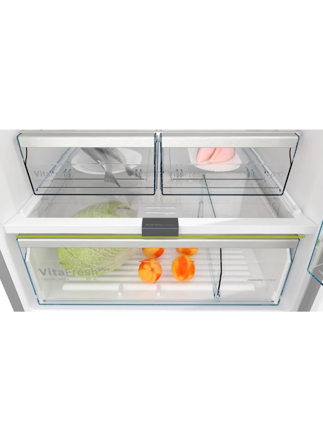 BOSCH Series 6 Free-Standing Refrigerator with Freezer at Top Silver 581 L JAH160BKDN76AI41B JAH160BKDN76AI41B silver - Image 4