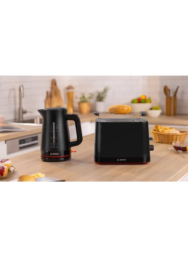 BOSCH 3000W MyMoment Dry Boil Protection Electric Kettle Black 1.7 L JAHTWK3M123GB 1.7 L 3000 W JAHTWK3M123GB black - Image 4