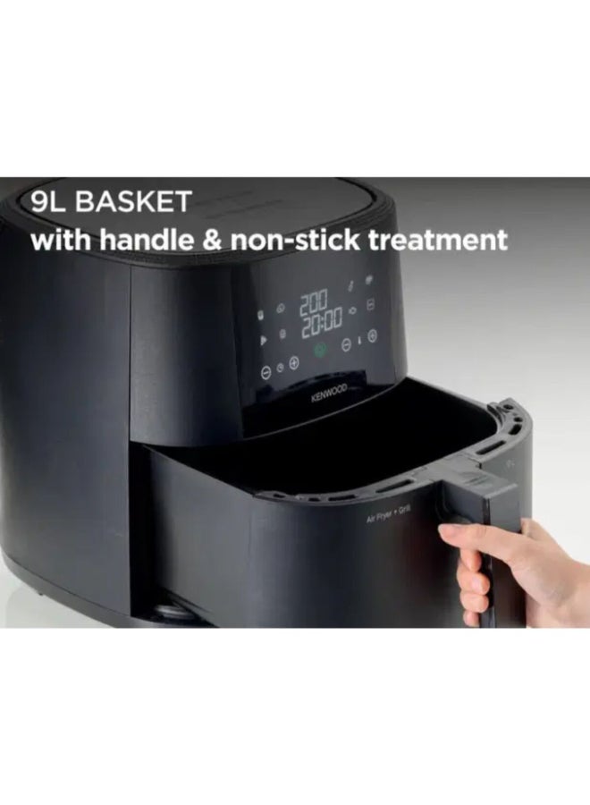 KENWOOD 1700W 8-in-1 Healthy Air Fryer with Grill Function Black 9 Liter OWHFP92.000BK 9 L 1700 W OWHFP92.000BK black - Image 4
