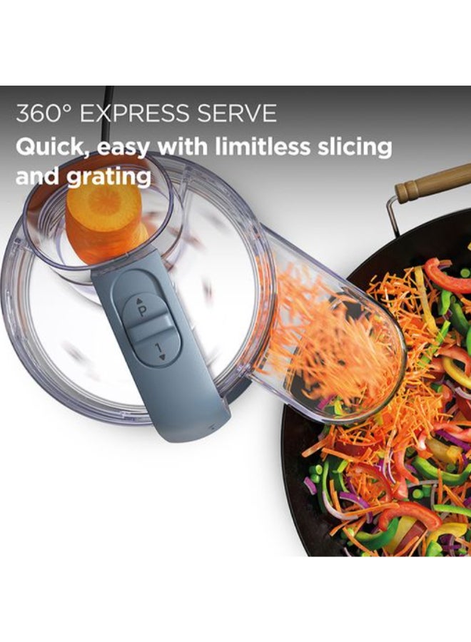 كينوود محضر طعام سوبر مدمج 650 واط رمادي 1.3 لتر OWFDP22.130.GY - Image 2