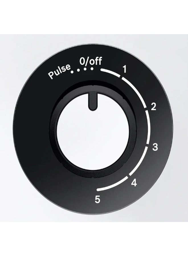 BOSCH 600W MightyMixx Multi-Functional Jug Blender White and Black 20.1 x 17.9 x 37.8 cm JAHMMB33G5BGB 600 W JAHMMB33G5BGB White and Black - Image 2