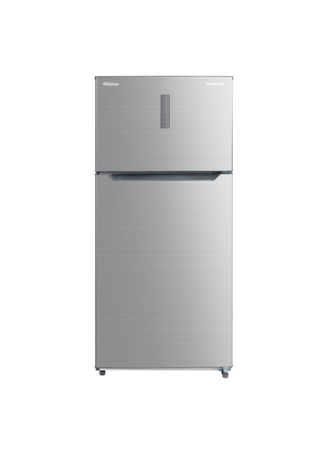 Panasonic Double Door Top Mount Freezer Refrigerator Silver 650 L NR-BC833MSSA NR-BC833MSSA silver - Image 1