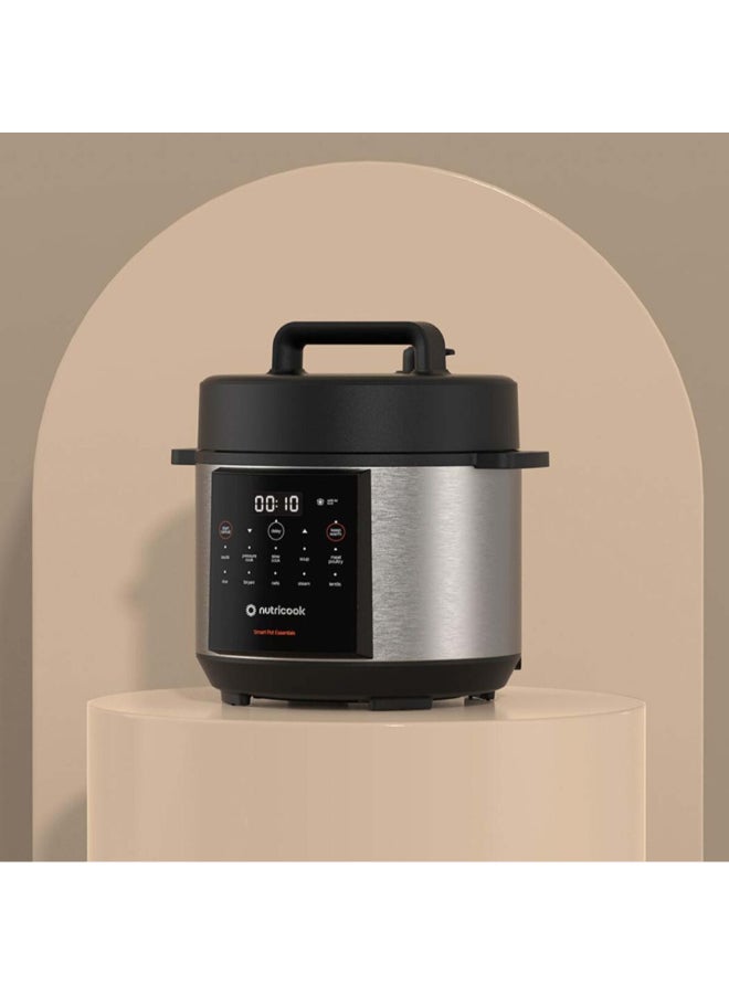 nutricook 900W Smart Pot Essentials Electric Cooker Black and Silver 4 Liter NC-SP150 4 L 900 W NC-SP150 Black and Silver - Image 4