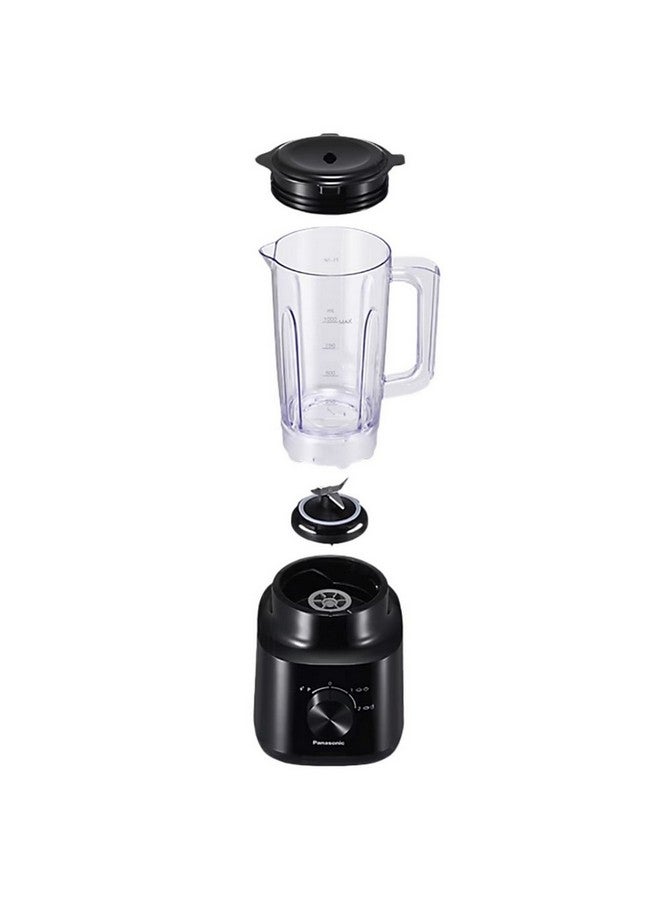 Panasonic Functional and Minimalistic Design Blender with Dry Mill Black and Clear 1 L MX-CP3111KTZ 450 W MX-CP3111KTZ Black and Clear - Image 3