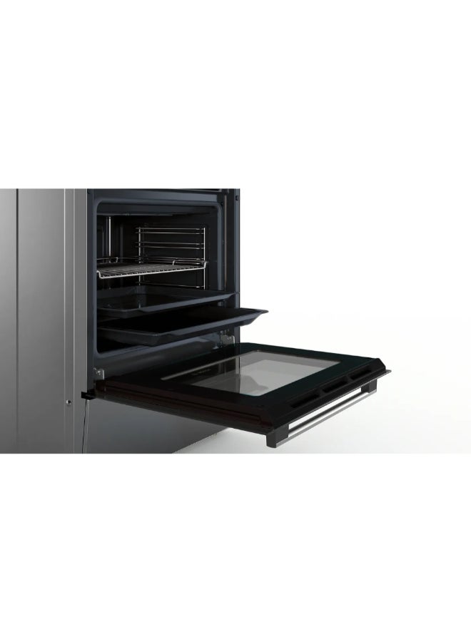 بوش Series 2 Free-Standing Electric Cooker Silver and Black 66 L JAH164BHKL060070M 66 L 9700 W JAH164BHKL060070M Silver and Black - Image 4