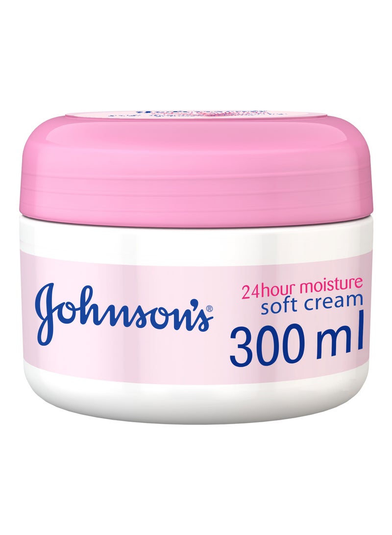 Johnson's Soft Cream Face And Body 300ml