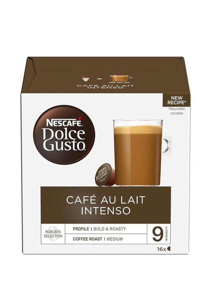 Dolce Gusto Cafe Au Lait Intenso 16 CapsulesNone Pack of 16