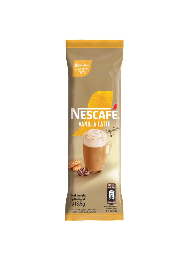 Nescafe Gold Vanilla Latte Instant Coffee Single - Image 2