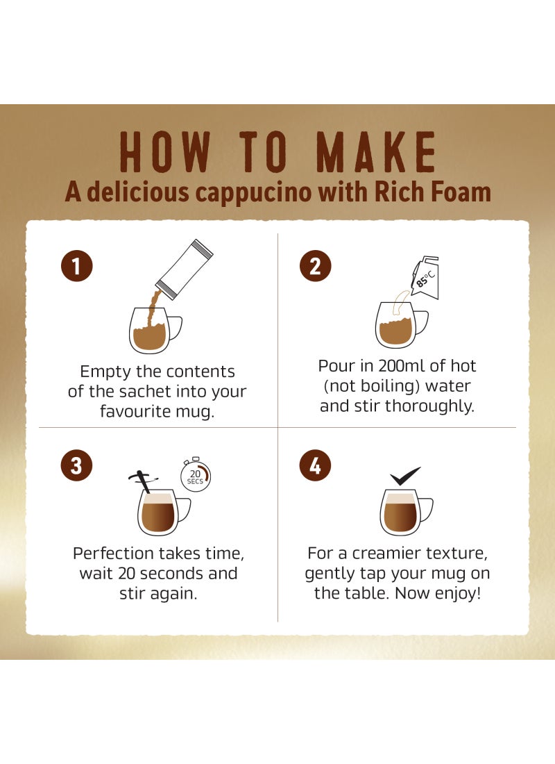 Nescafe Gold Cappuccino Unsweetened Instant Coffee Single - Image 3