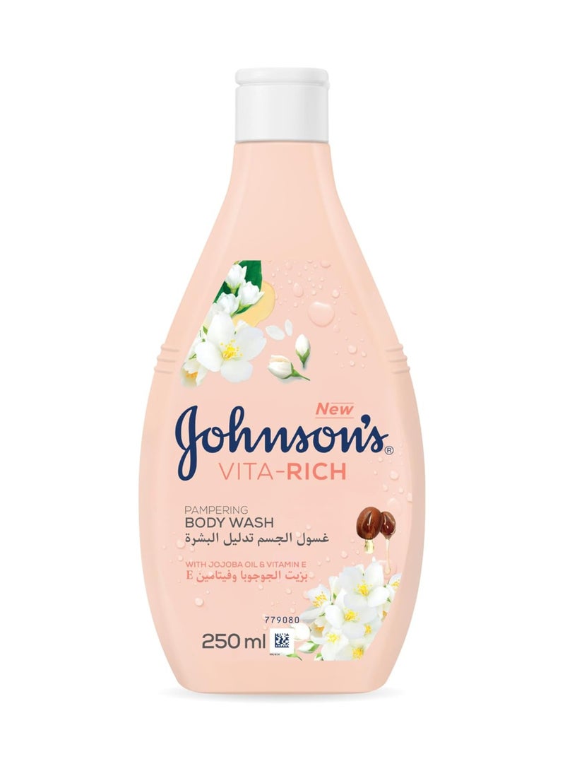 Johnson's Vita-Rich Daily Care Pampering Body Wash 250ml