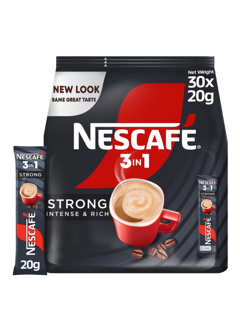 Nescafe 3 In 1 Strong Intense & Rich Instant Coffee Single - Image 1