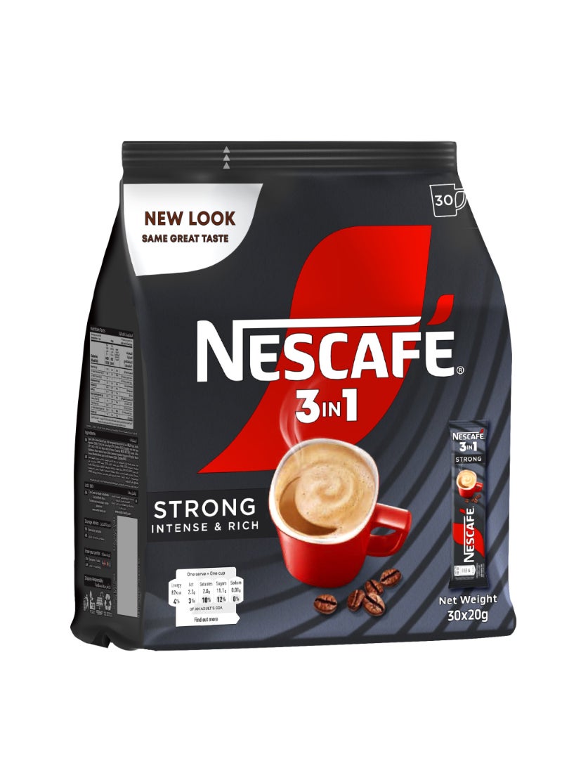Nescafe 3 In 1 Strong Intense & Rich Instant Coffee Single - Image 5
