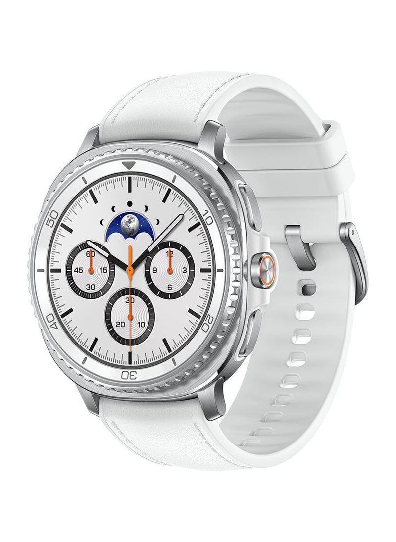 Samsung Galaxy Watch 8 Classic 46mm (International Version) Bluetooth Smartwatch, Cushion Design, Rotating Bezel, Quick Button, 3nm Processor, Sleep Coaching, Running Coach - white - Image 1