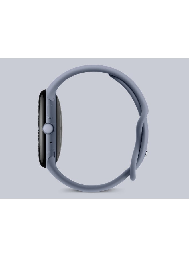 Google Pixel Watch 4 (45mm) Satin Moonstone Aluminium case Active Band Moonstone - Image 3