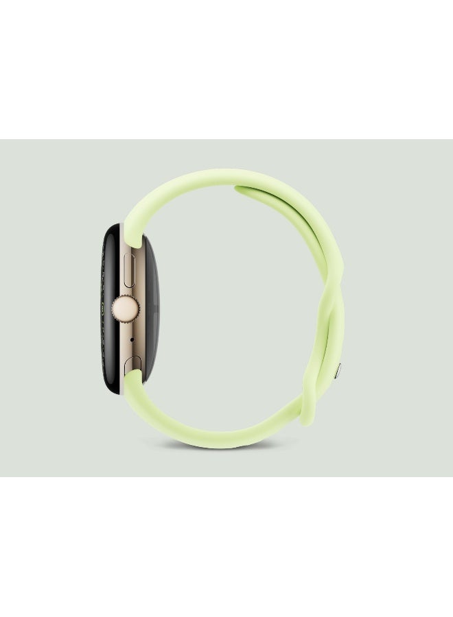 جوجل ساعة بيكسل 4 (41 مم) هيكل ألمنيوم ذهبي شامباني مع حزام نشط - Image 3