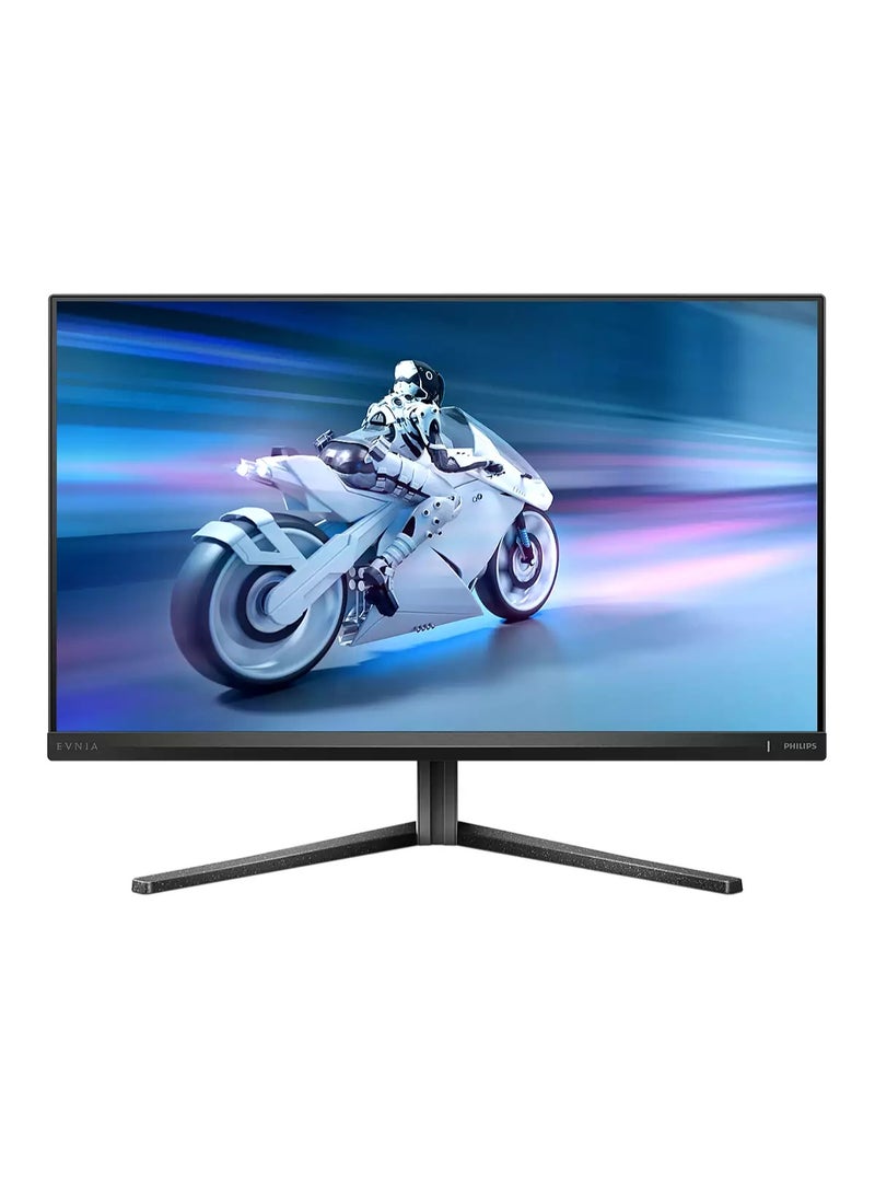 فيليبس 27" Inch Evnia Gaming Monitor (2560x1440) QHD with IPS Panel, Refresh Rate 200Hz, LED Display Type, 2× HDMI 2.0, 1× DisplayPort 1.4, HDR400, 1ms(GTG) Response Time, AMD FreeSync, G-SYNC -27M2N5500Q | Black - Image 1