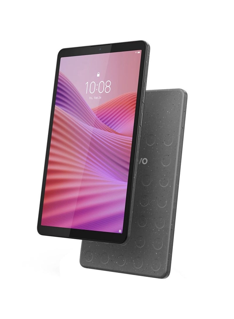 لينوفو Tab One With Clear Case, 8.7" ,MediaTek Helio G85 processor, 4GB RAM, 64GB ROM, 4G LTE, Luna Grey - Middle East Version - Image 1