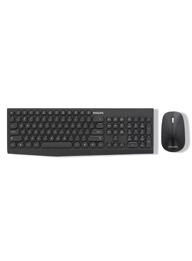 Philips C323 Wireless Keyboard Mouse Combo black - Image 1