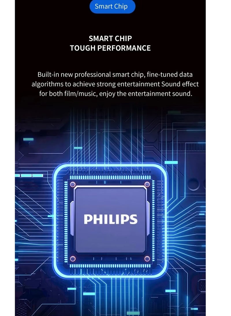 فيليبس SPA3208  Desktop Speakers 5W - 2.0 Channel Stereo - USB Powered + 3.5mm Cable multi color - Image 2