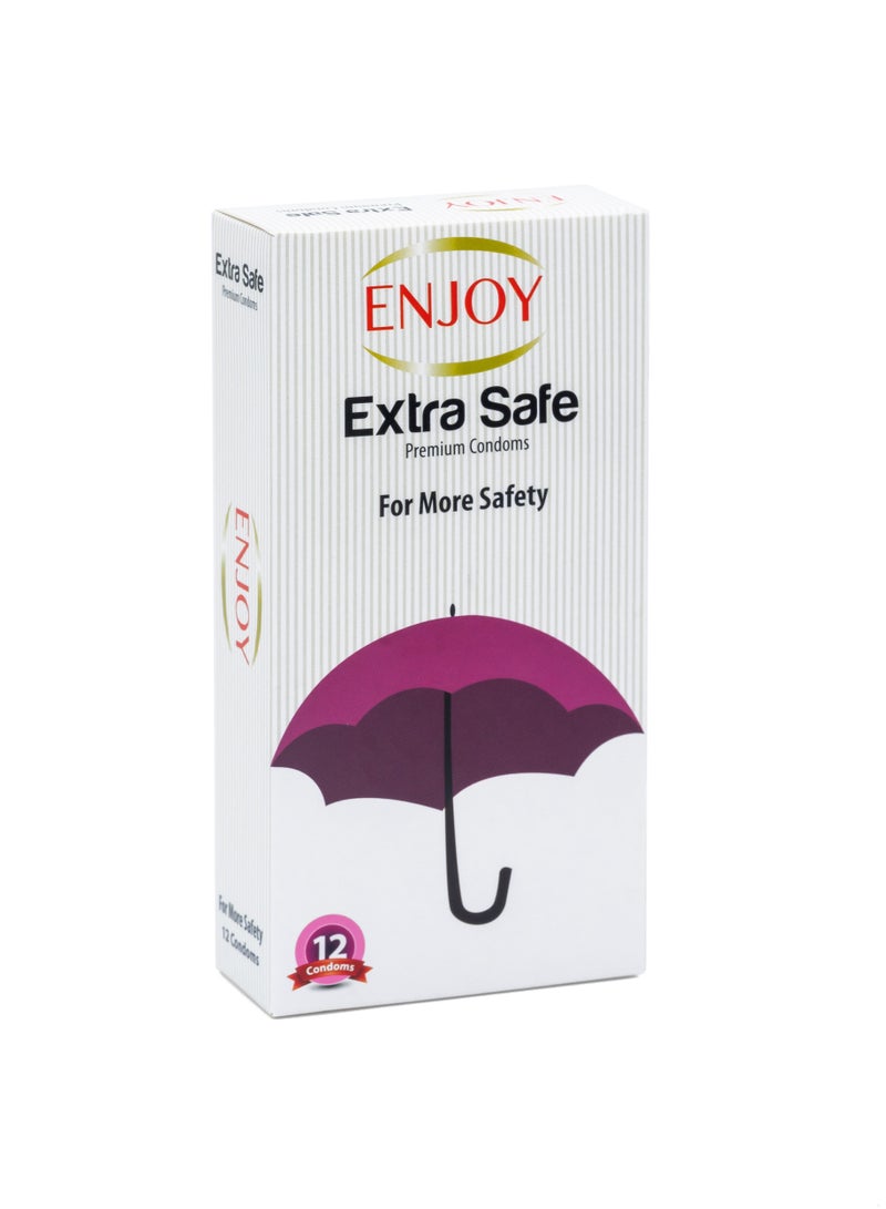 إنجوي واقيات ذكرية فاخرة آمنة إضافية 12 قطعة - Image 2