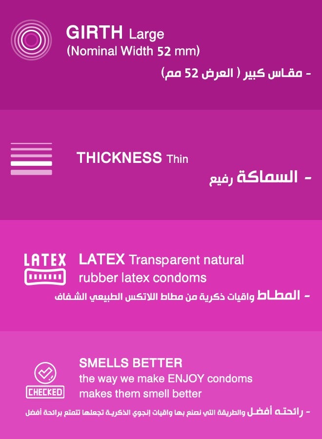 إنجوي واقيات ذكرية حساسة مميزة 12 قطعة - Image 5