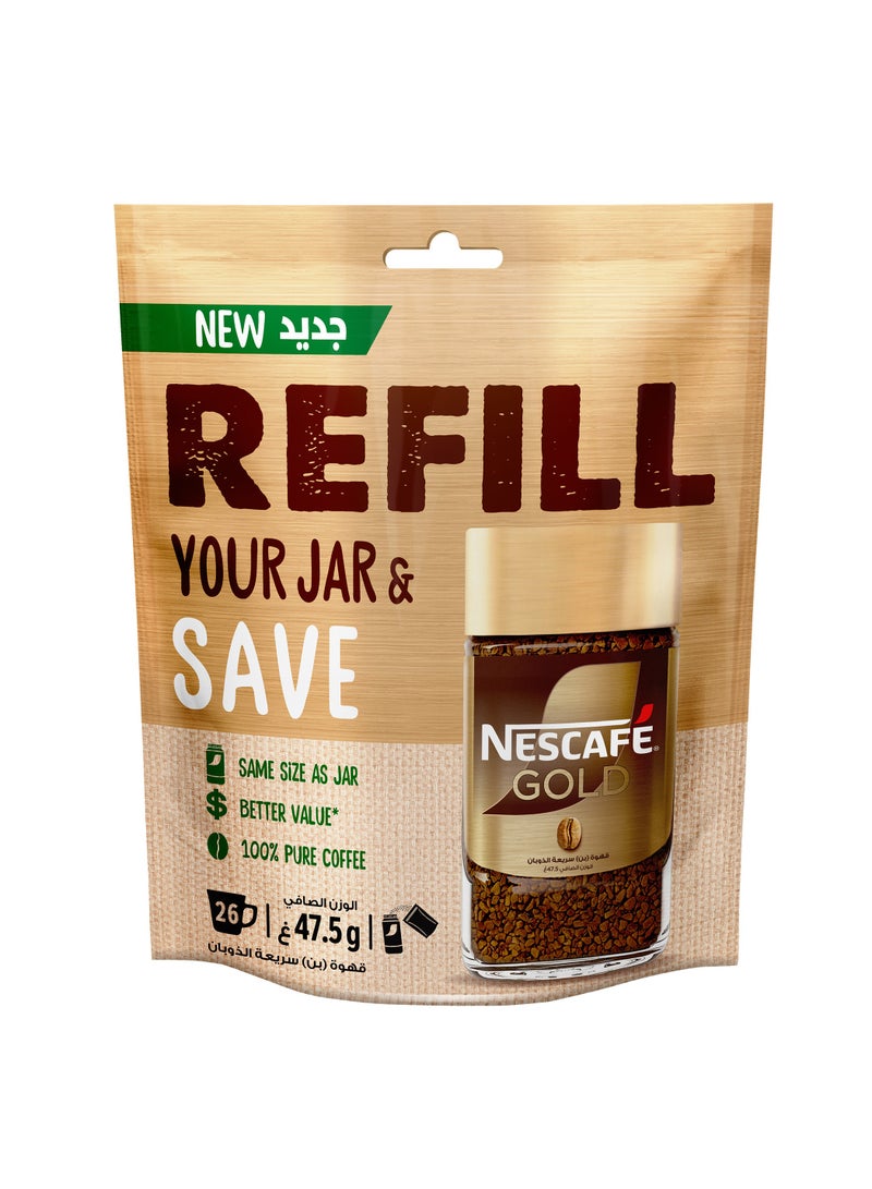 Nescafe Gold Refill Pouch 47.5grams Single - Image 3