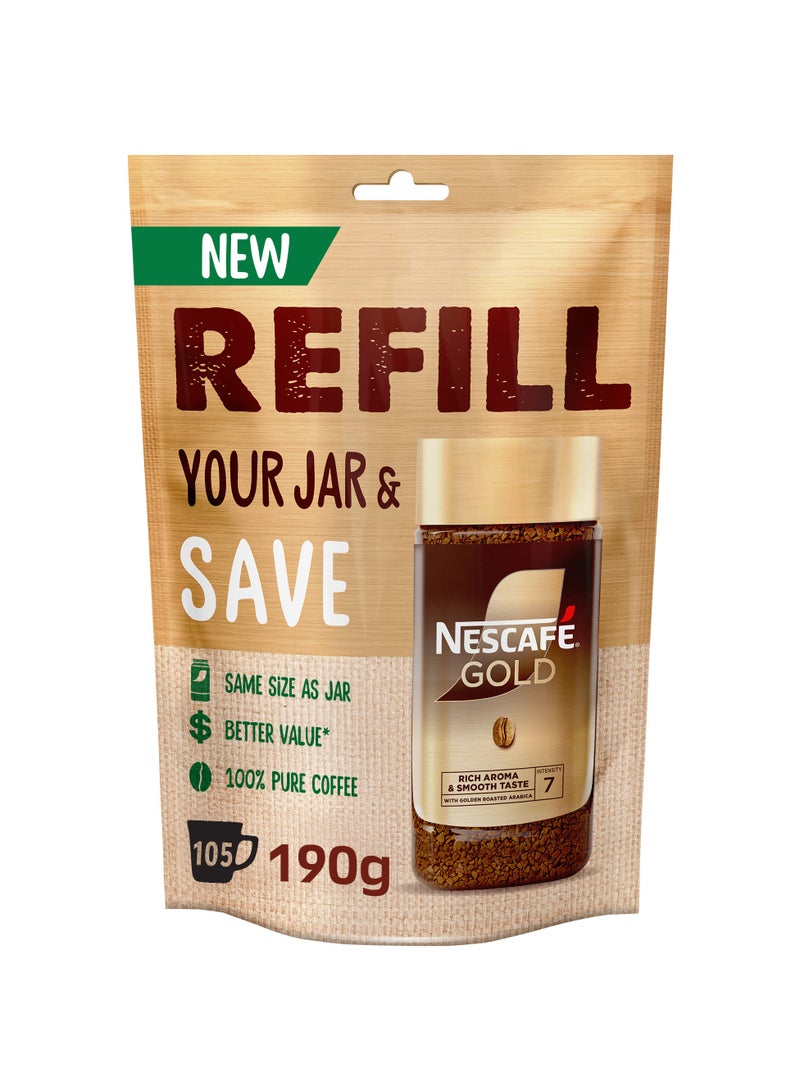 Nescafe Gold Refill Pouch 190grams Single - Image 1
