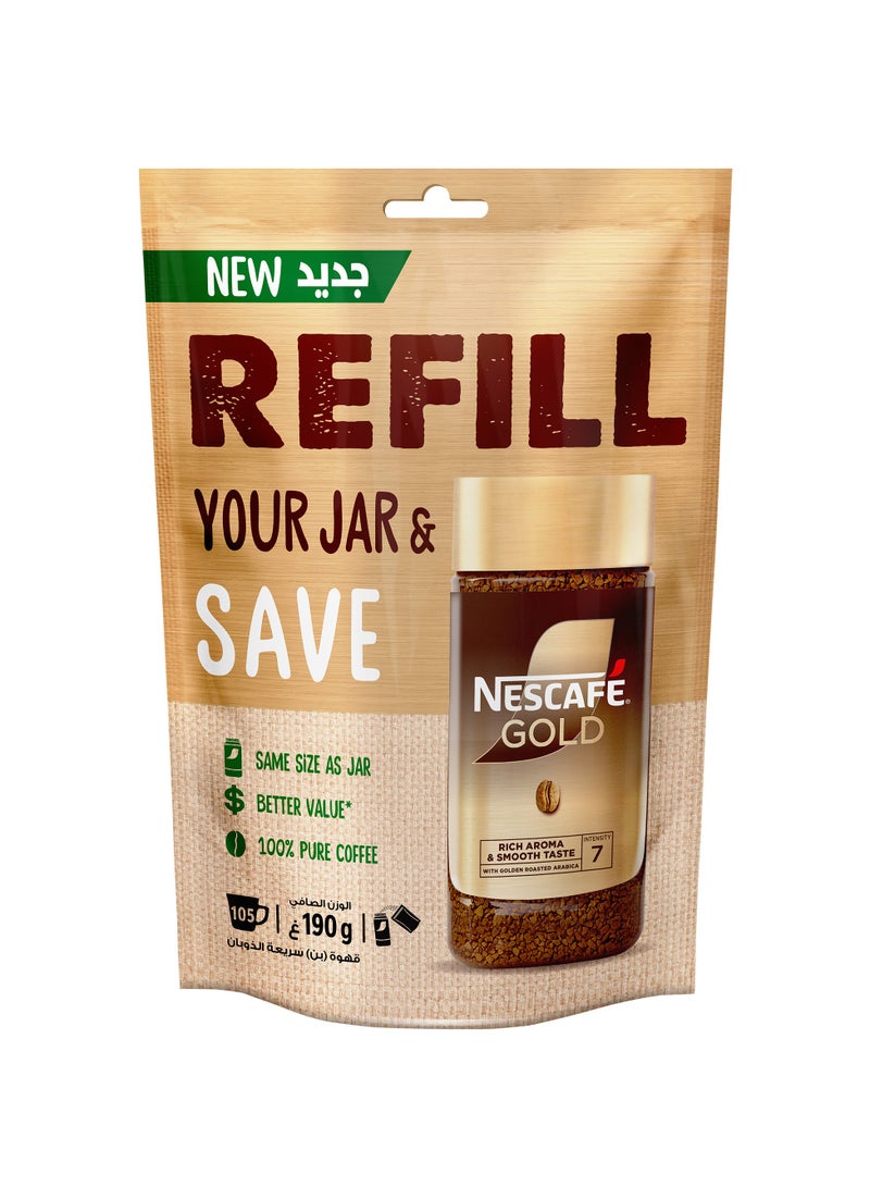 Nescafe Gold Refill Pouch 190grams Single - Image 3