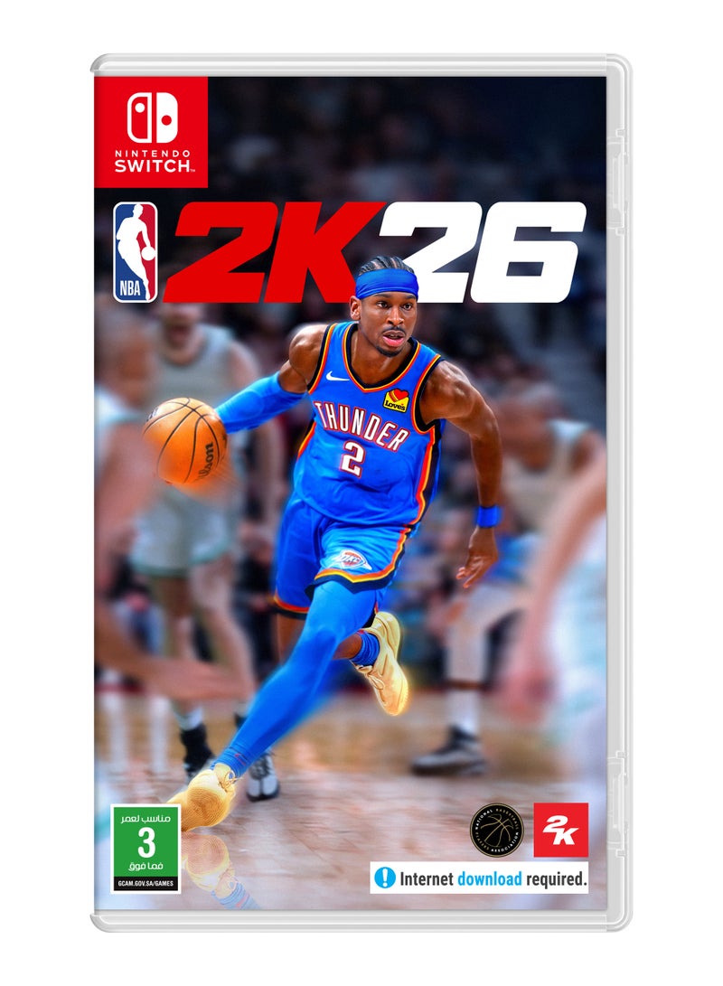 2K NBA 2K26 SWITCH - KSA Version Cartridge in box - Nintendo Switch - Image 1