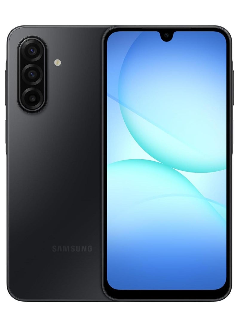 Samsung Galaxy A17 5G Black (6 GB RAM / 128 GB Storage) Android Smartphone | With Charger | 6x OS Upgrades, Large Display, 50MP OIS Camera | Indian Verson - Image 1