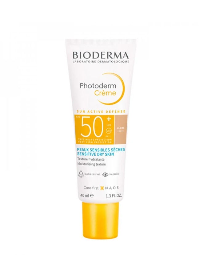 Bioderma Photoderm Cream Spf 50+ Sunscreen Light White 40ml
