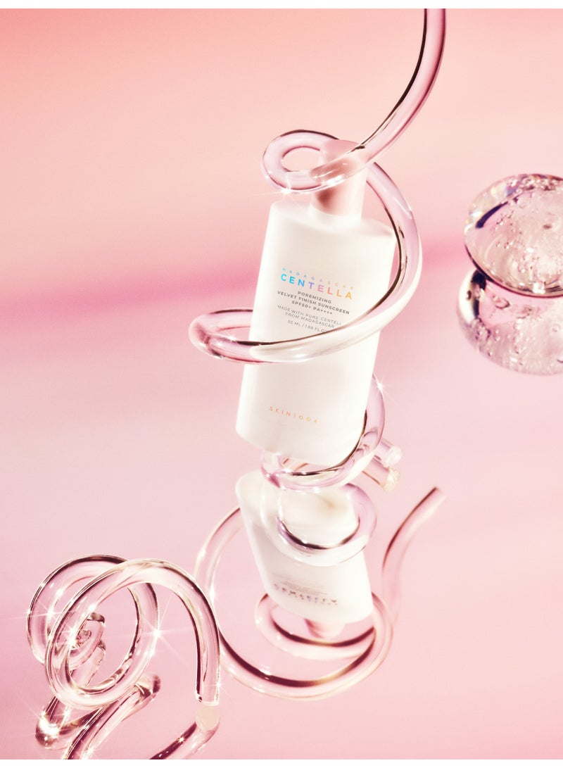 سكين1004 واقي شمس بلمسة مخملية من ماداغاسكار سنتيلا لتقليل المسام - Image 3