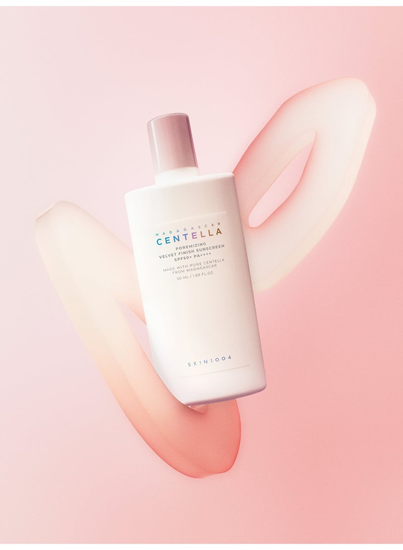 سكين1004 واقي شمس بلمسة مخملية من ماداغاسكار سنتيلا لتقليل المسام - Image 1