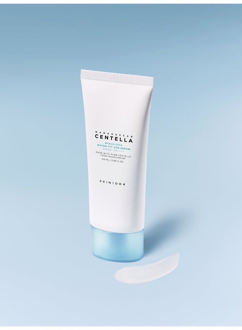 SKIN1004 Madagascar Centella Hyalu-Cica Water-Fit Sun Serum 100ml - Image 1