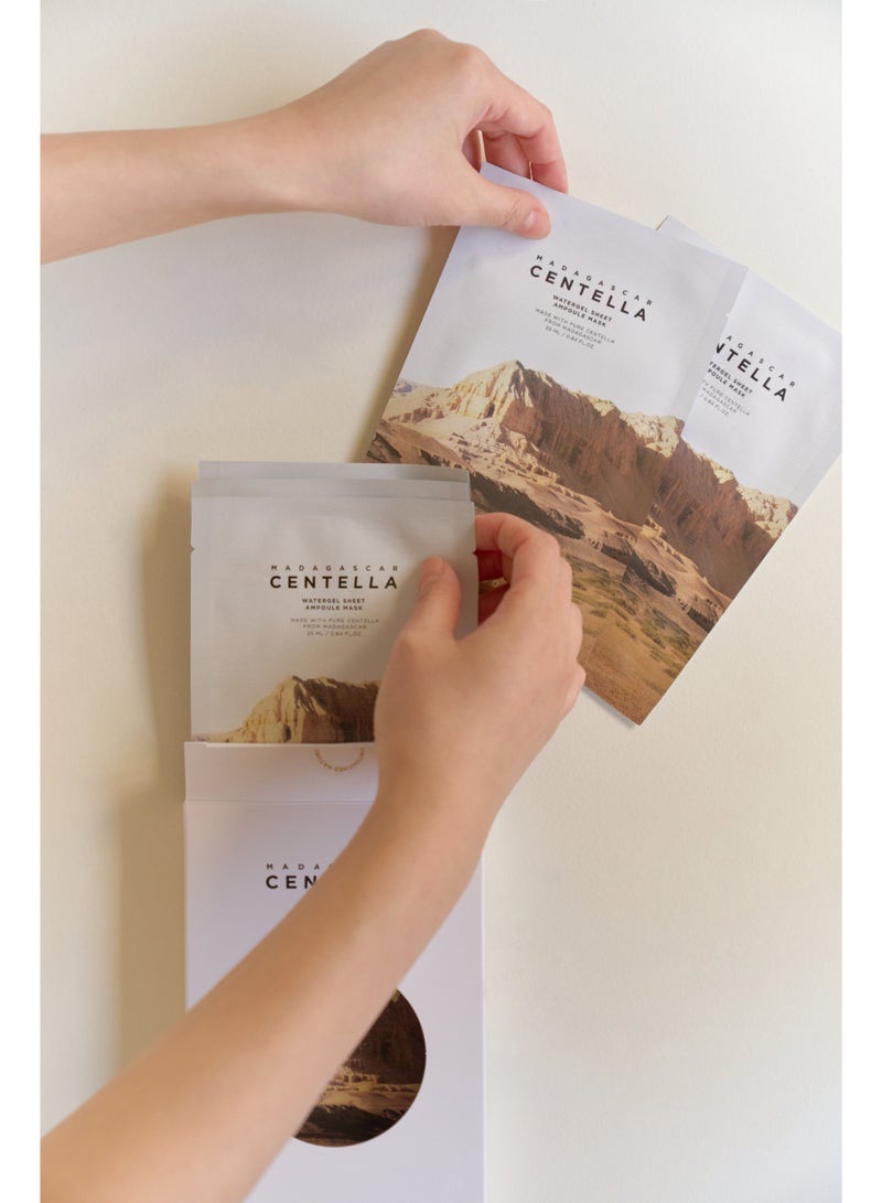 SKIN1004 Madagascar Centella Watergel Sheet Ampoule Mask (5ea) 50ml - Image 5