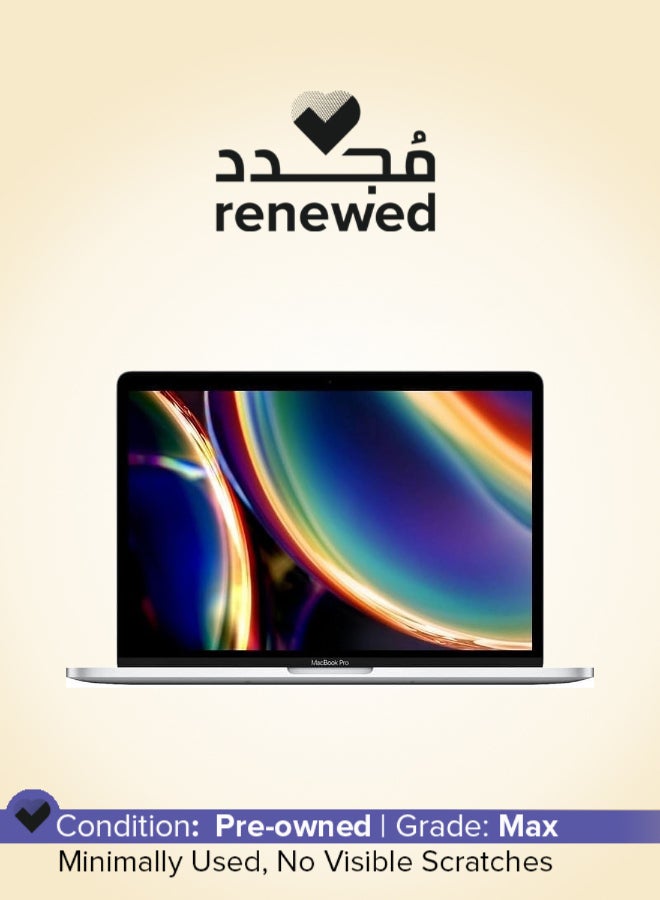 ابل  Renewed - MacBook Pro A2159 (2019) Laptop With 13-Inch Full HD Display, Intel Core i5-9300H Processor/Dual Core/8GB RAM/256GB SSD/Intel HD Graphics/macOS English Silver - Image 1