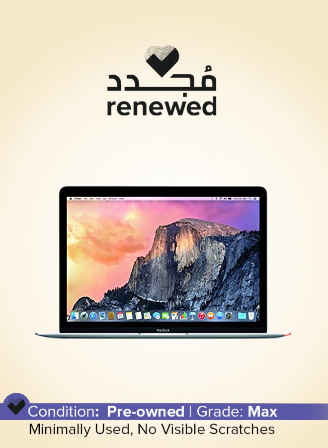Apple Renewed - Macbook A1534 (2015) Laptop With 12-Inch Display, Intel Core m3-7Y30 Processor/Dual Core/8GB RAM/500GB SSD/Intel HD Graphics/macOS English Silver - Image 1