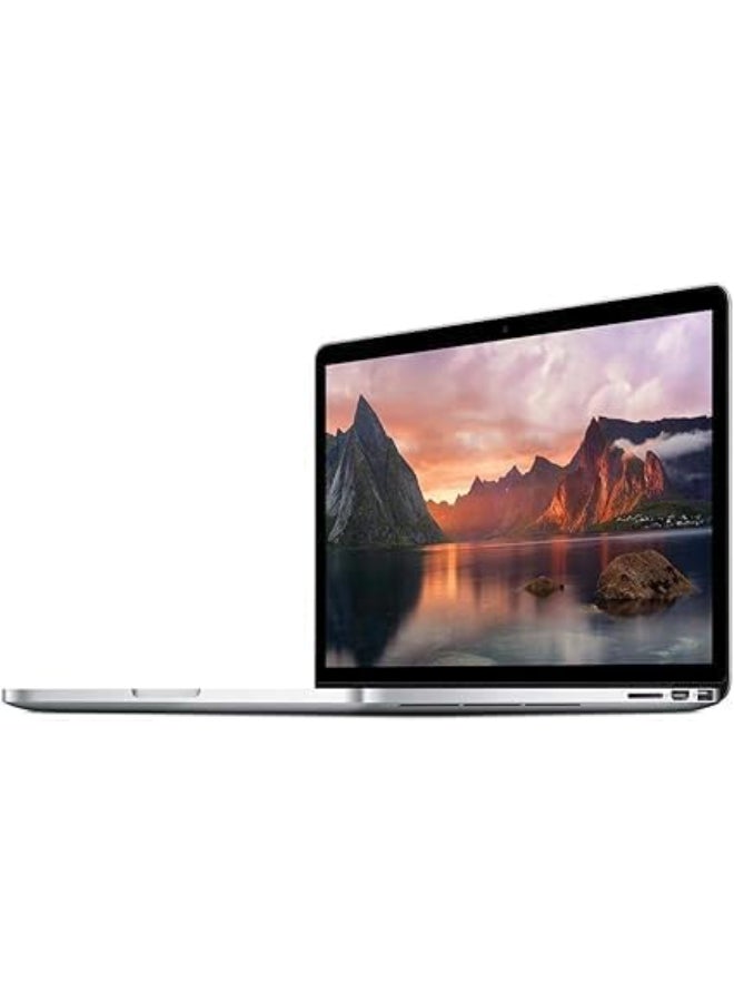 ابل  Renewed - MacBook Pro A1502 (2013) Laptop With 13.3-Inch HD Display, Intel Core i5-7Y54 Processor/Dual Core/4GB RAM/128GB SSD/Intel HD Graphics/macOS English Silver - Image 2