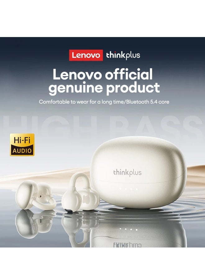 Lenovo LK6 TWS Wireless Bluetooth Earbuds HD Sports Headset with Microphone gold - Image 4