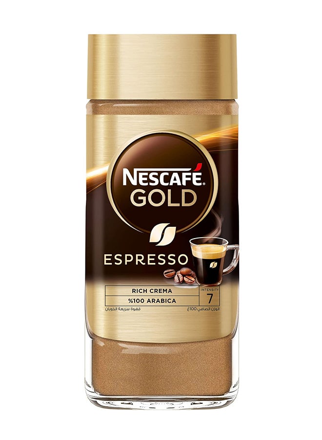نسكافيه Gold Espresso Original Arabica 100grams Single - Image 3