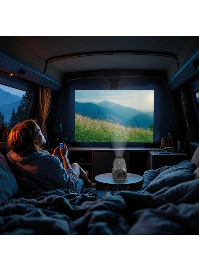 Philips NeoPix 150 home theatre projector, Full HD 1920 x 1080p, 180 degree rotatable, LED light source, mirror mode, WLAN 6, stereo sound 2x3 watts, black NPX150/INT Black - Image 5