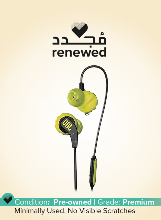 JBL Renewed - Endurance Run, in-Ear Sport Headphone with One-Button Mic/Remote YELLOW - Image 1